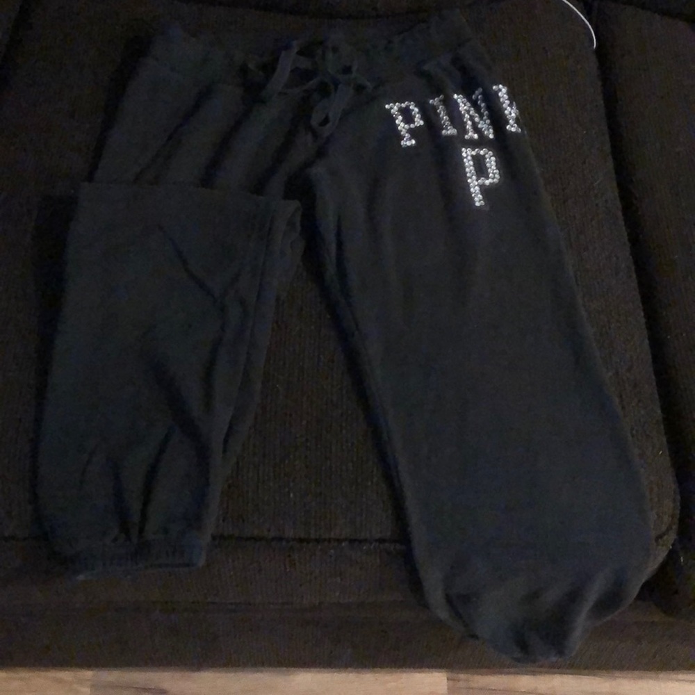 Victoria’s Secret Black Capri Sweats